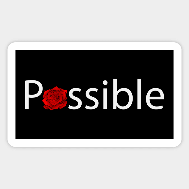 Possible creative typographic logo design Sticker by D1FF3R3NT